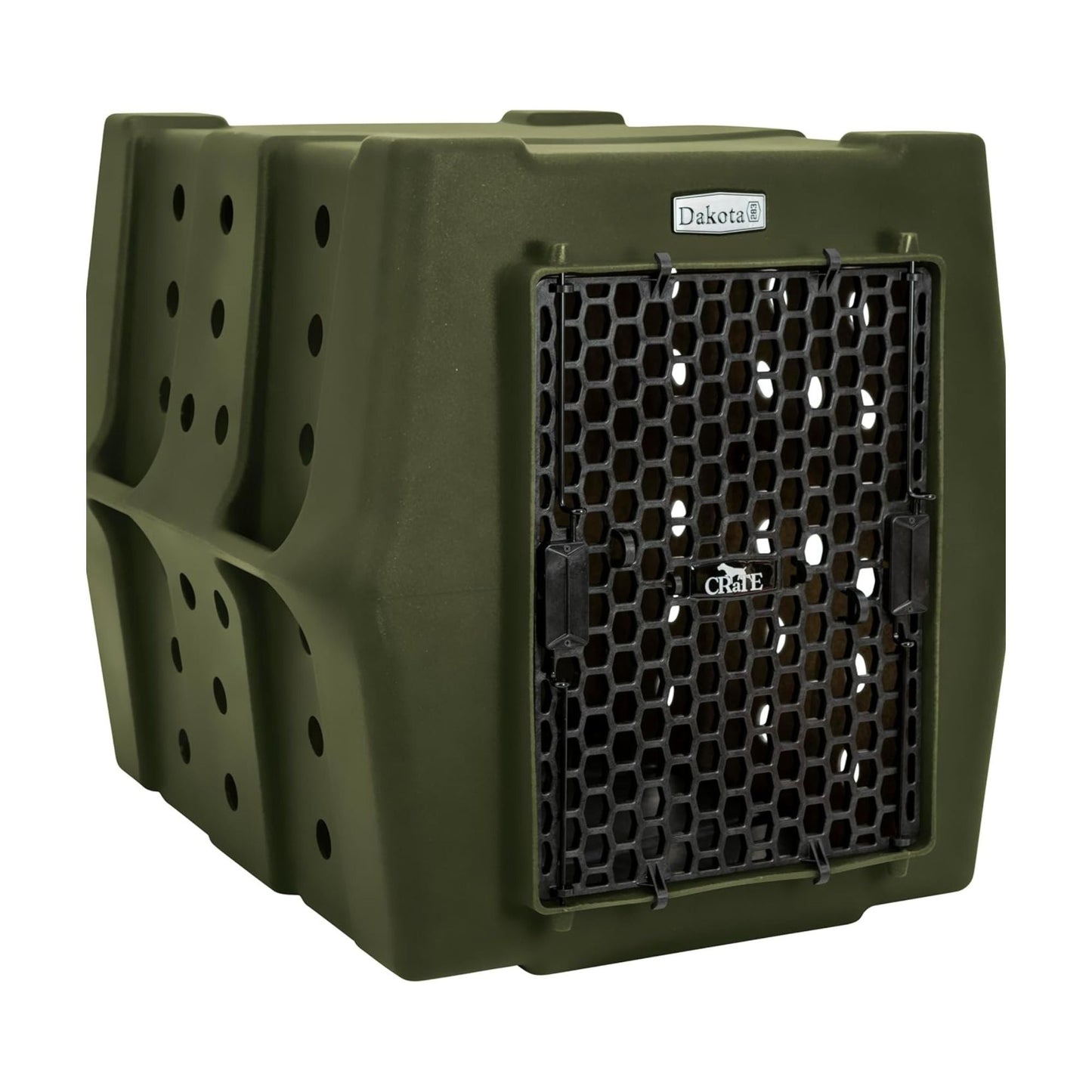 Dakota 283 Canine Rough and Tough Economy Pet Kennel, Intermediate, Olive