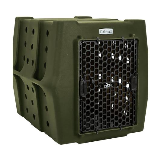 Dakota 283 Canine Rough and Tough Economy Pet Kennel, Intermediate, Olive
