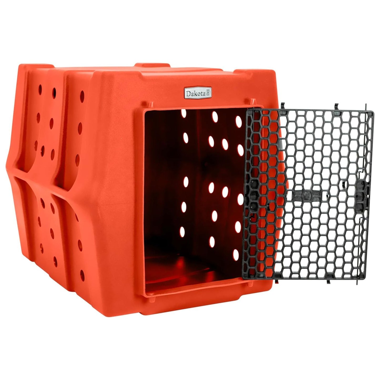 Dakota 283 Canine Rough and Tough Economy Pet Kennel, Intermediate, Orange