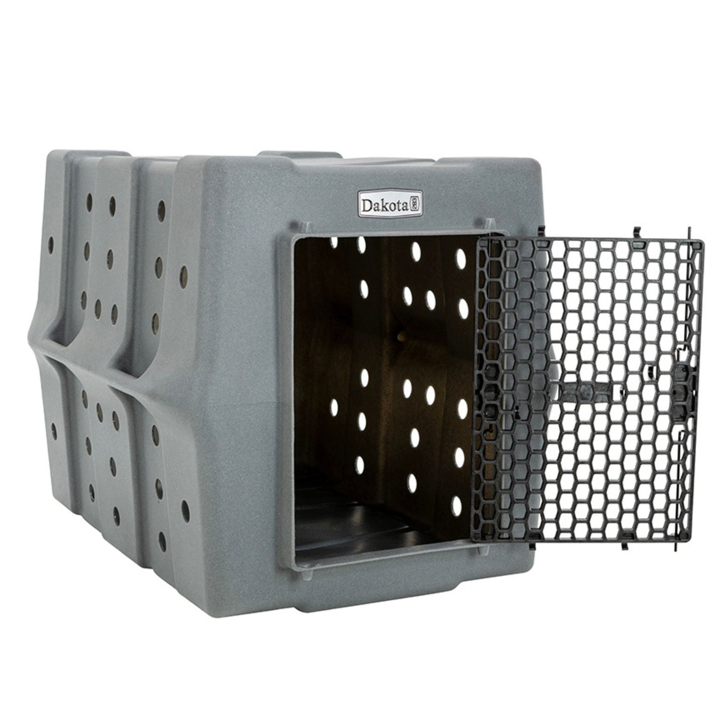 Dakota 283 Canine Rough and Tough Economy Pet Kennel, Large, Dark Granite
