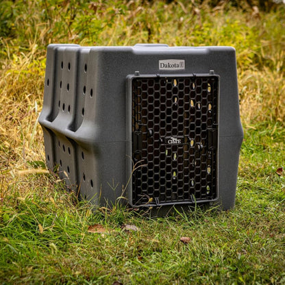 Dakota 283 Canine Rough and Tough Economy Pet Kennel, Large, Dark Granite