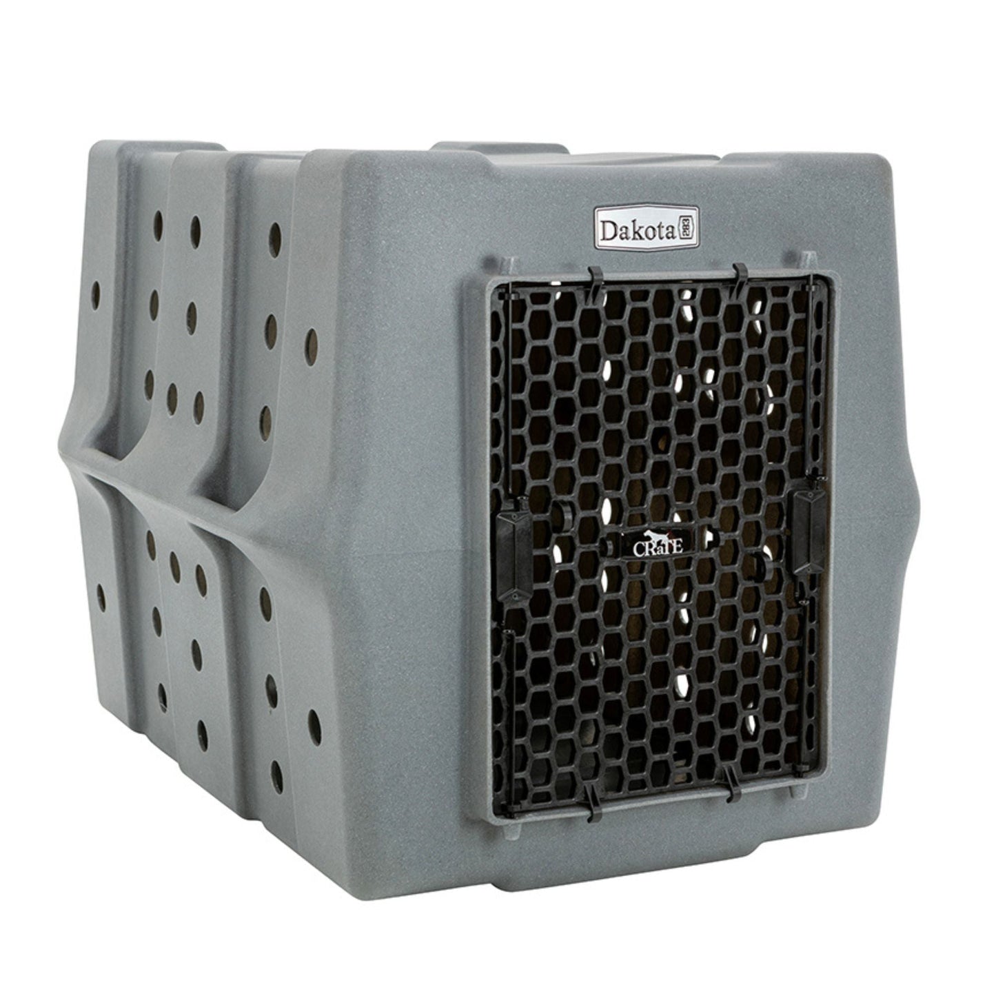Dakota 283 Canine Rough and Tough Economy Pet Kennel, Large, Dark Granite