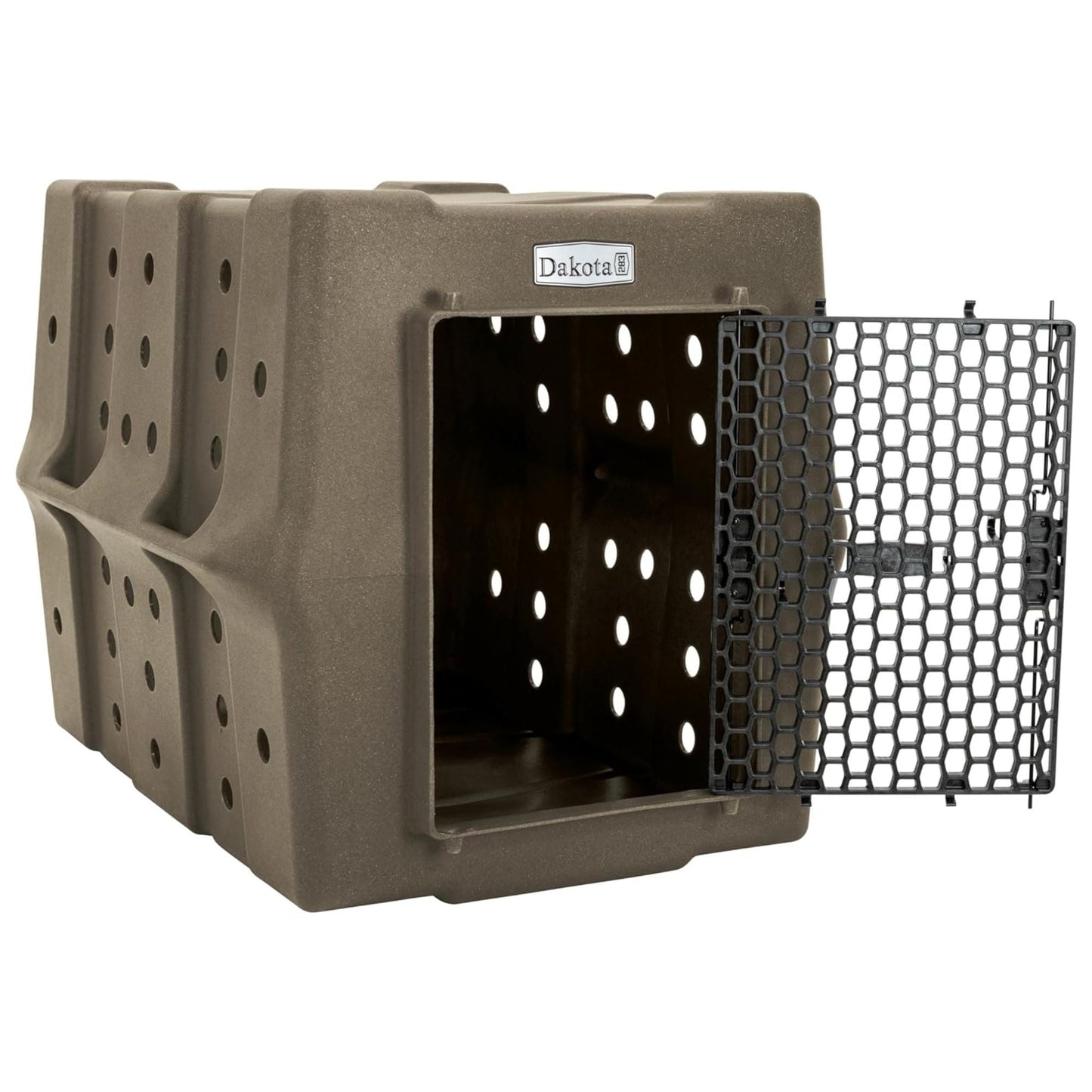 Dakota 283 Canine Rough and Tough Economy Pet Kennel, Large, Coyote Granite