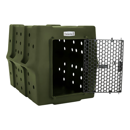 Dakota 283 Canine Rough and Tough Economy Kennel, Pet Crate, Large, Olive