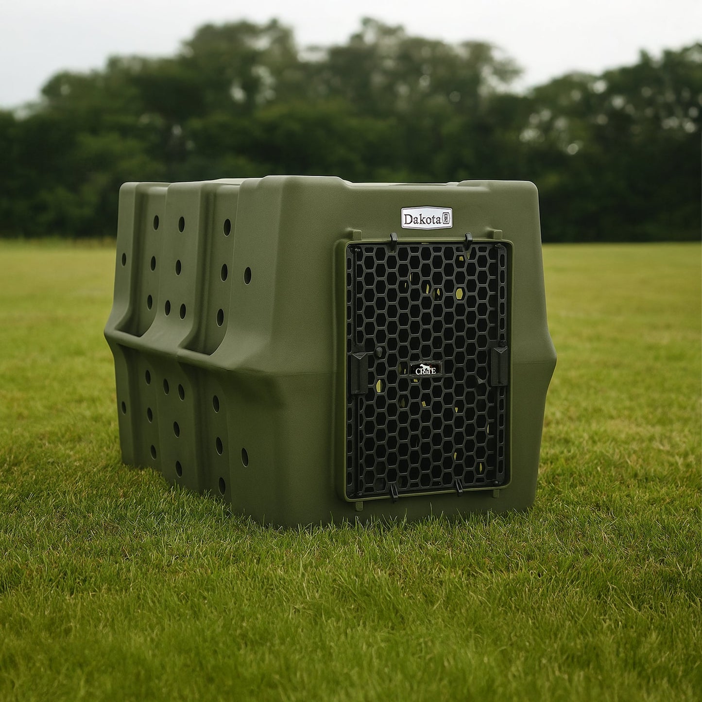 Dakota 283 Canine Rough and Tough Economy Kennel, Pet Crate, Large, Olive