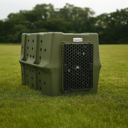 Dakota 283 Canine Rough and Tough Economy Kennel, Pet Crate, Large, Olive