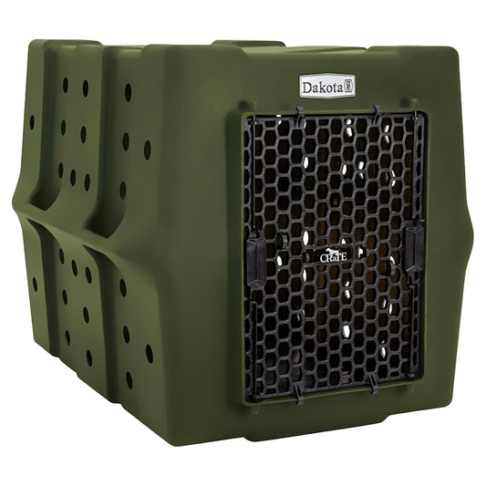 Dakota 283 Canine Rough and Tough Economy Kennel, Pet Crate, Large, Olive