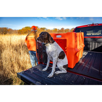 Dakota 283 Canine Rough and Tough Economy Kennel, Pet Crate, Large, Orange