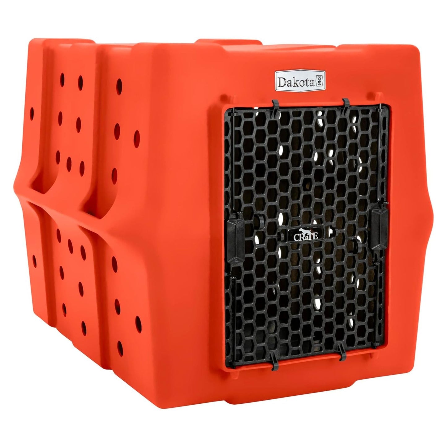 Dakota 283 Canine Rough and Tough Economy Kennel, Pet Crate, Large, Orange