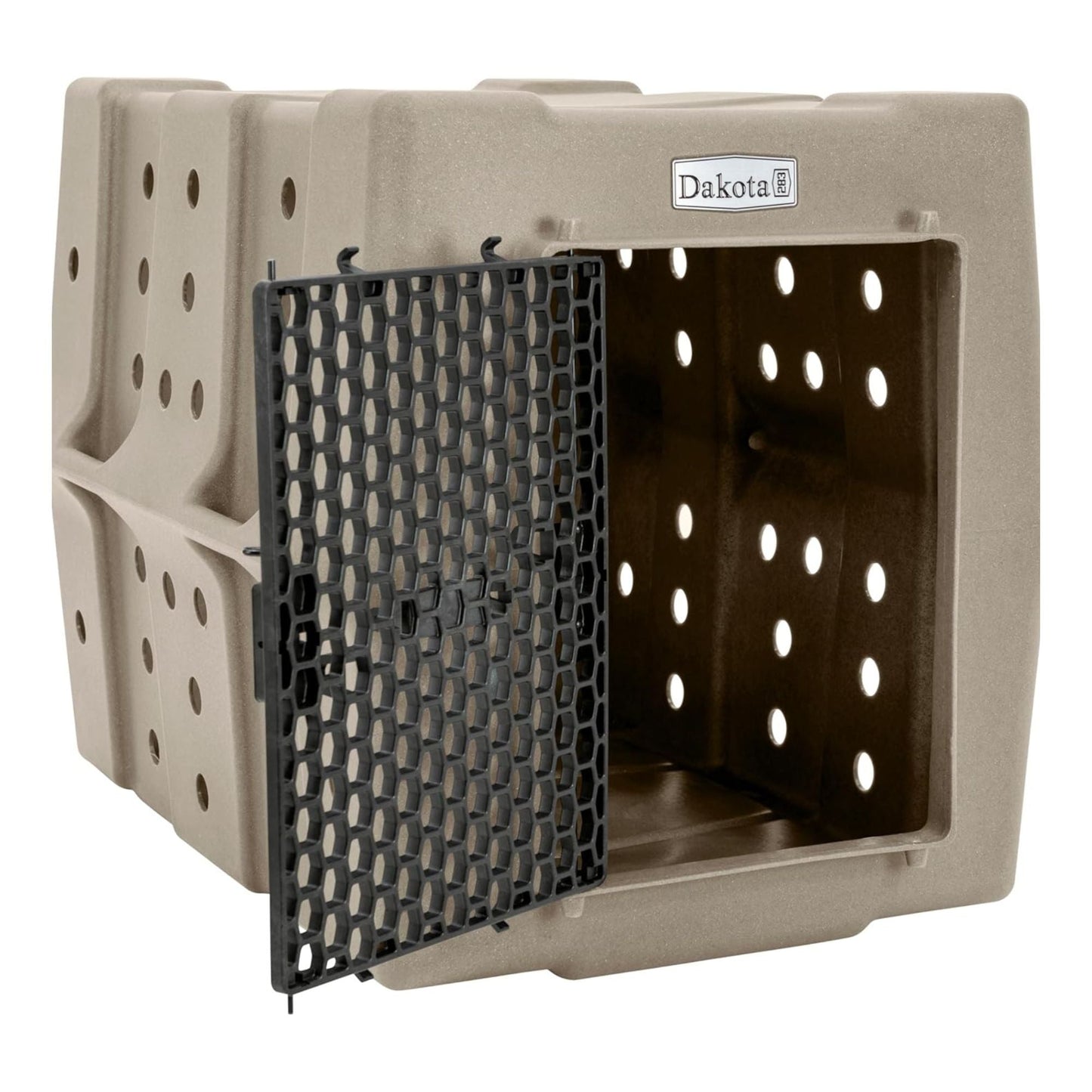 Dakota 283 Canine Rough and Tough Economy Pet Kennel, Large, Sandstone