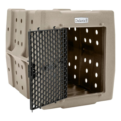Dakota 283 Canine Rough and Tough Economy Pet Kennel, Large, Sandstone