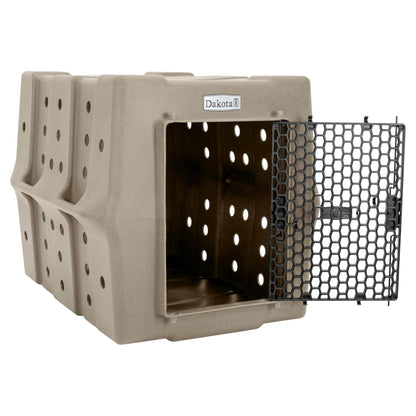 Dakota 283 Canine Rough and Tough Economy Pet Kennel, Large, Sandstone