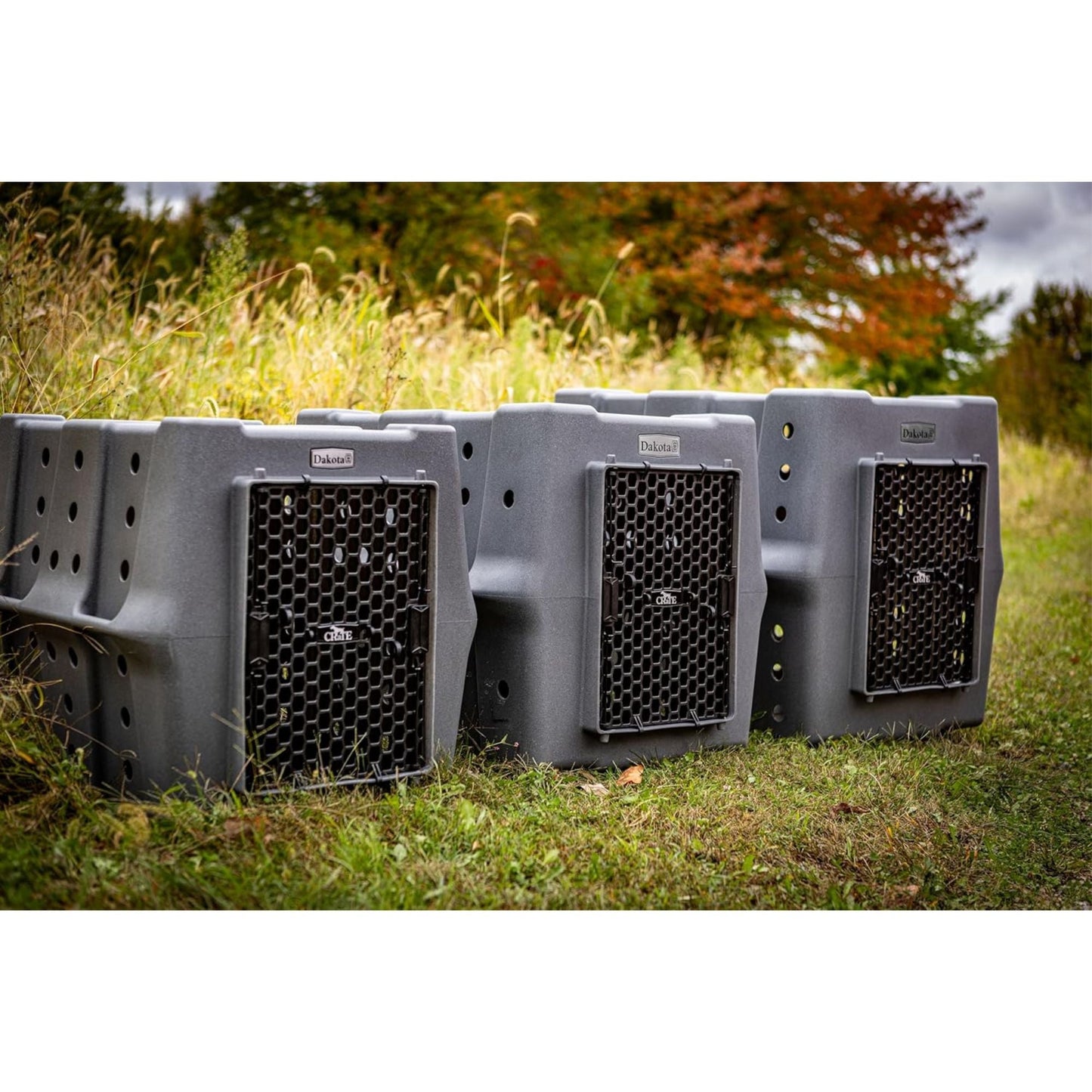 Dakota 283 Canine Rough and Tough Economy Pet Kennel, X-Large, Dark Granite