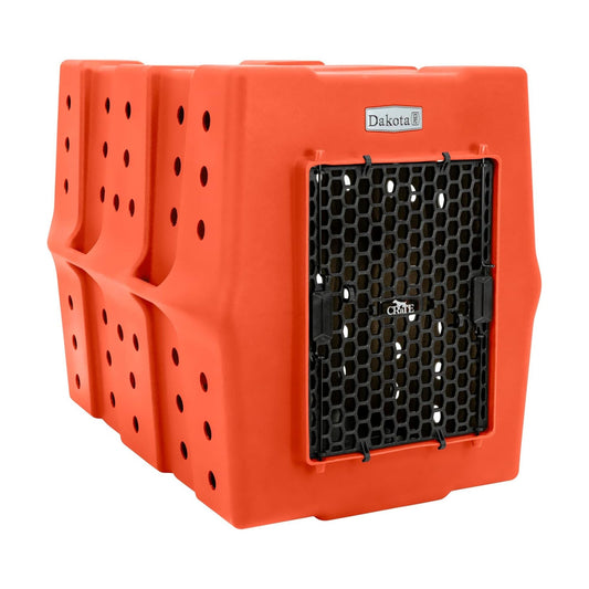Dakota 283 Canine Rough and Tough Economy Kennel, Pet Crate, X-Large, Orange