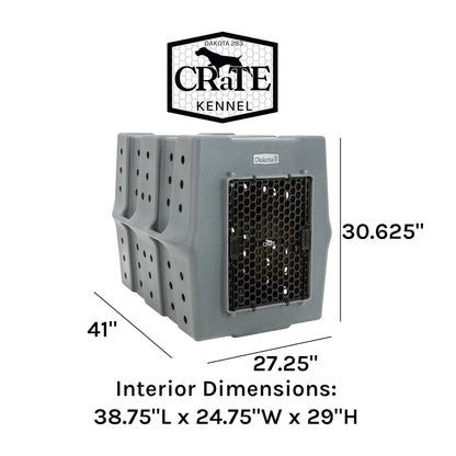 Dakota 283 Canine Rough and Tough Economy Pet Kennel, X-Large, Sandstone