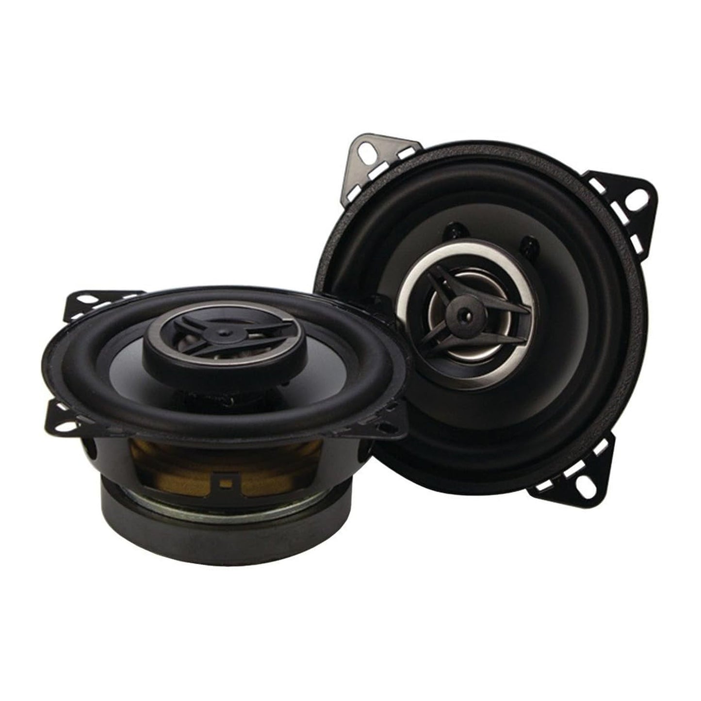Crunch 4 Inch Coaxial Speaker Set, Full-Range Audio Upgrade for Vehicle Stereo - Find Fresh Goods