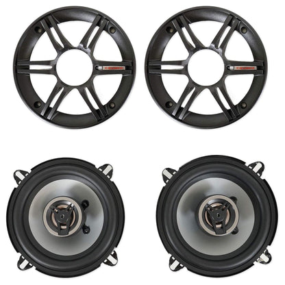 Crunch 5.25" Coaxial Speaker Set, Full-Range Audio Upgrade for Vehicle Stereo - Find Fresh Goods