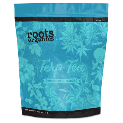Roots Organics Terp Tea Microbe Charge Plant Additive for Gardens, 3 Pounds