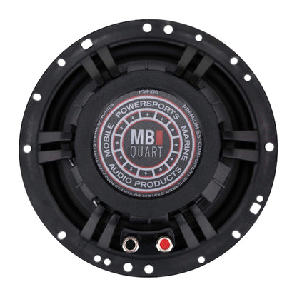 MB Quart PS1-216 Premium 6.5 Inch Car Speakers, 240 Watts, 2 Way, Black/Red - Find Fresh Goods