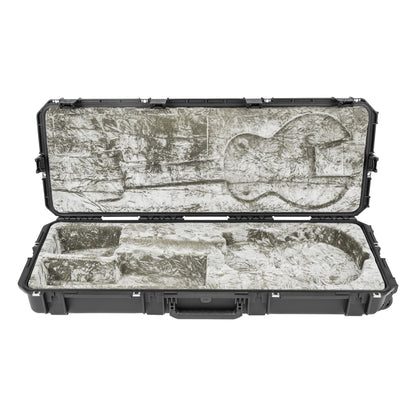 SKB iSeries Les Paul Guitar Hard Case with Plush Interior, TSA Latches & Wheels