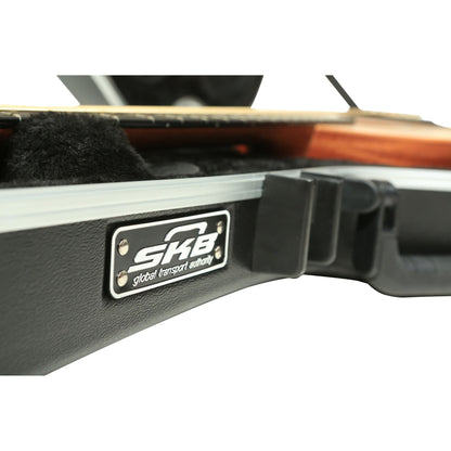 SKB Taylor GS Mini Acoustic Guitar Hard Case, Locks, Handle, Protection, Black