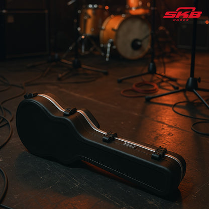 SKB Taylor GS Mini Acoustic Guitar Hard Case, Locks, Handle, Protection, Black