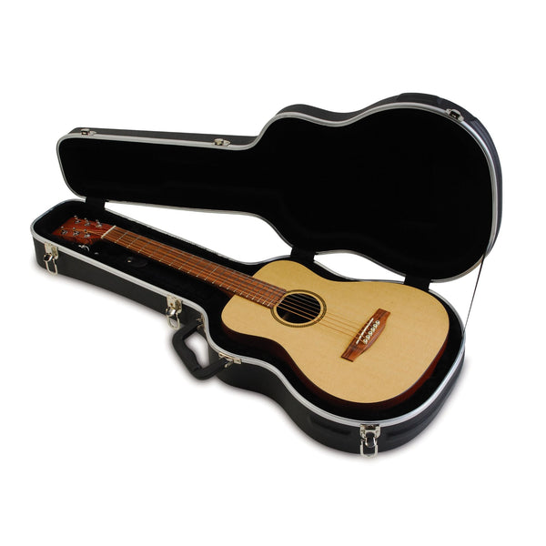 SKB cases Hardshell Guitar Travel Case for Baby Taylor/Martin LX Models, Black