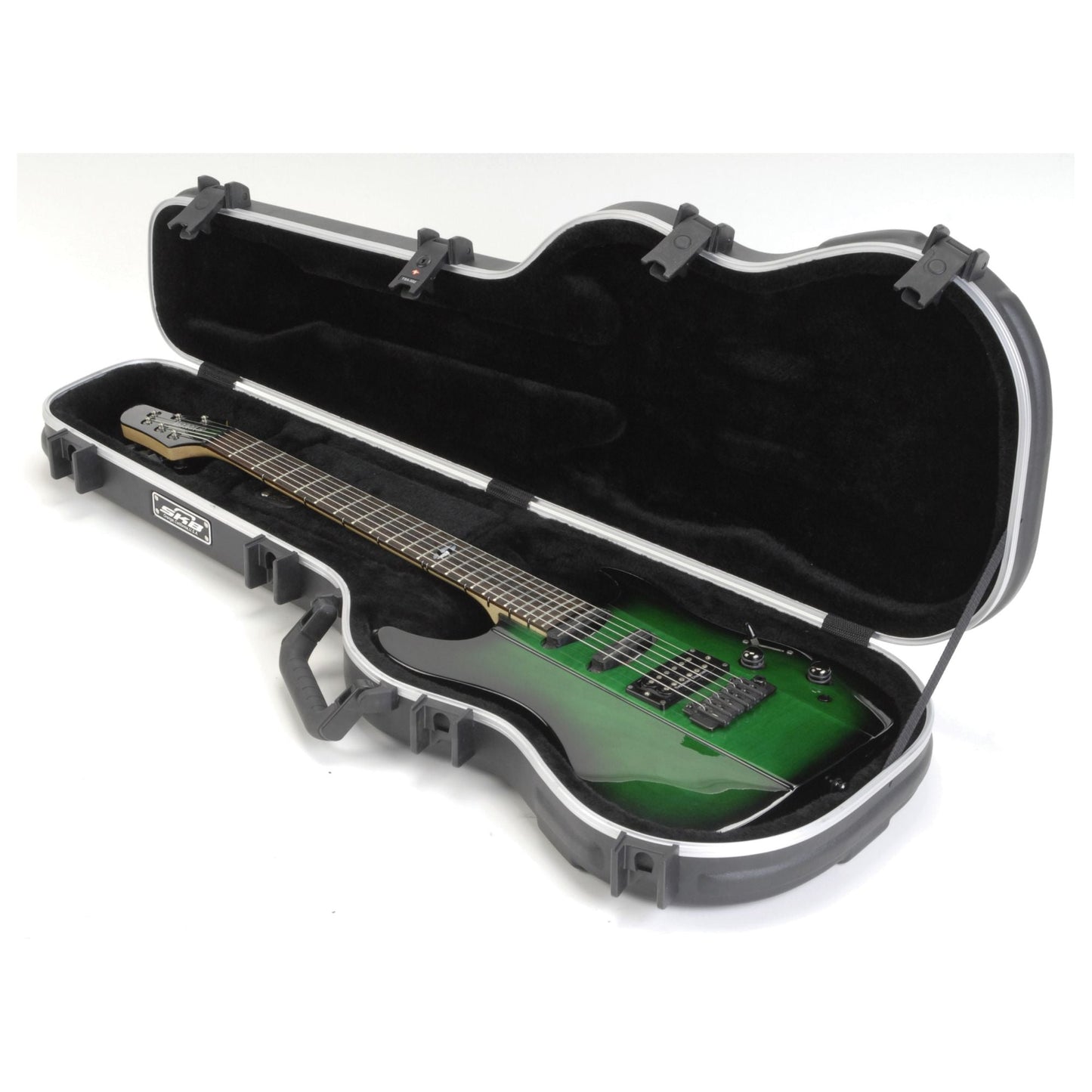 SKB Cases Standard Electric Guitar Shaped Case with TSA Recognized Locking Latch