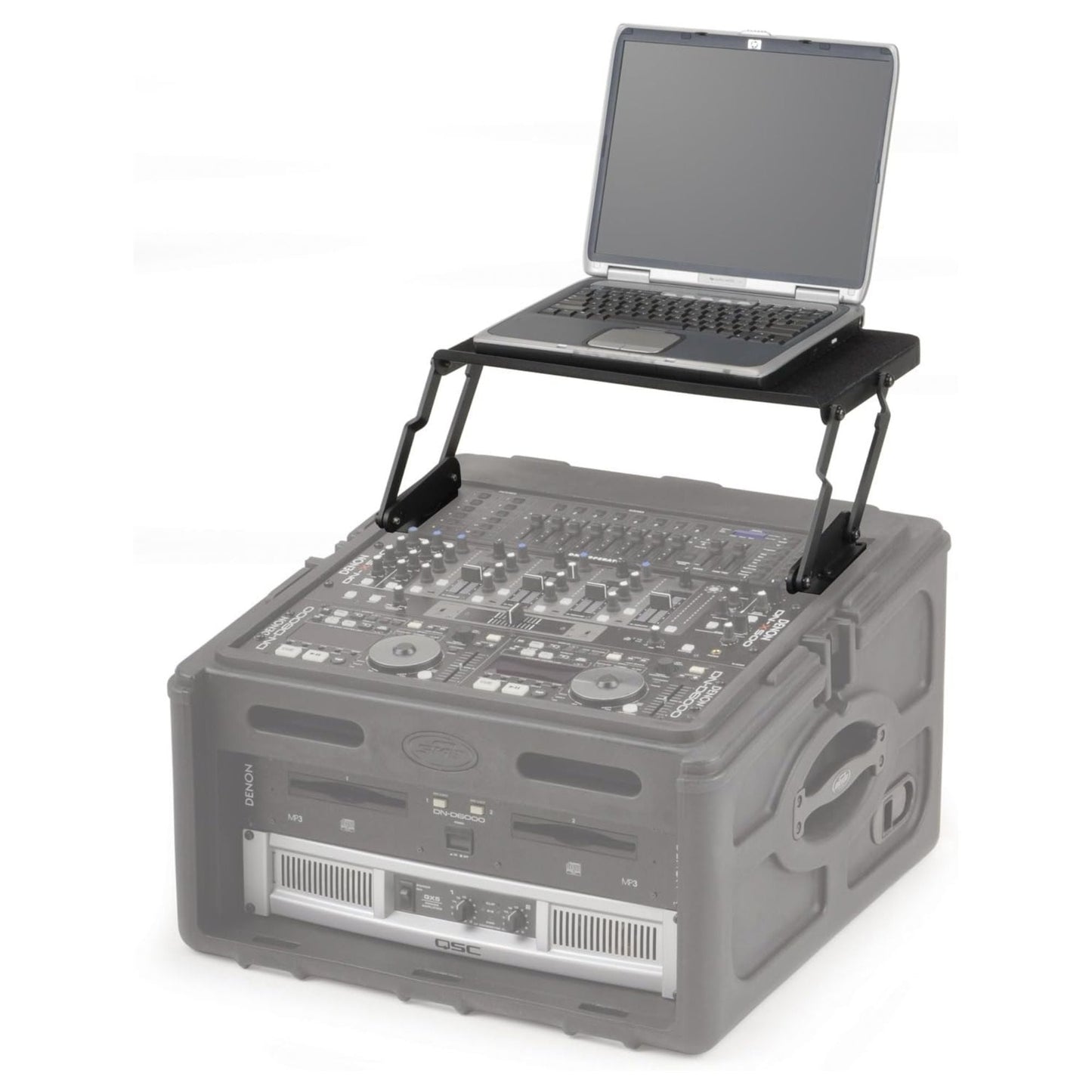 SKB Durable Audio Video Equipment Rack Shelf Mount for 8U Slant Top Racks, Black