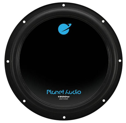 Planet Audio AC10D 10" 1500 Watt 4 Ohm Dual Voice Coil Car Audio Subwoofer, Pair - Find Fresh Goods