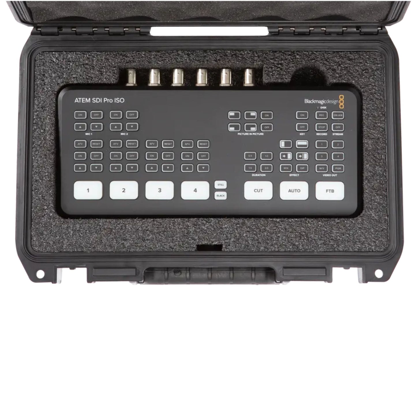 SKB Media Equipment Case Storage Box for ATEM Mini Switcher, 3i-10063ATM, Black