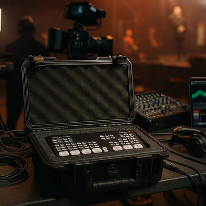 SKB Media Equipment Case Storage Box for ATEM Mini Switcher, 3i-10063ATM, Black