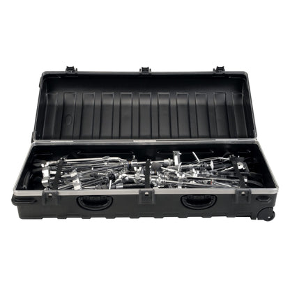 SKB ATA Large Stand Case, Wheels, Latches, Equipment Transport, 50 x 20”, Black