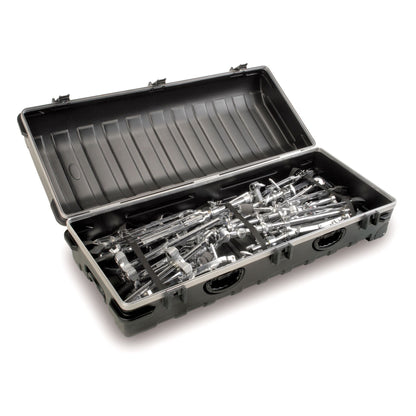 SKB ATA Large Stand Case, Wheels, Latches, Equipment Transport, 50 x 20”, Black