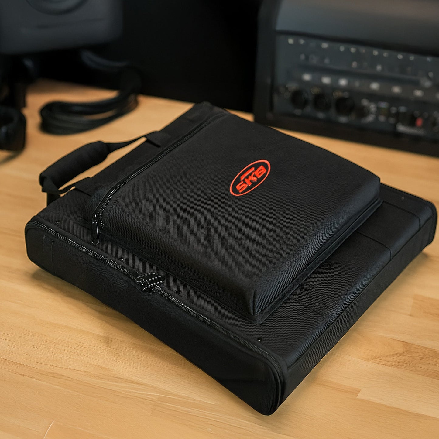 SKB Cases 1U Soft Rack Case for Wireless Microphone Systems with Steel Rails