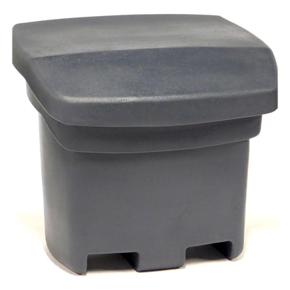 FCMP Outdoor 37 Gal Outdoor Salt & Sand Storage Bin, Multipurpose Deck Box, Grey