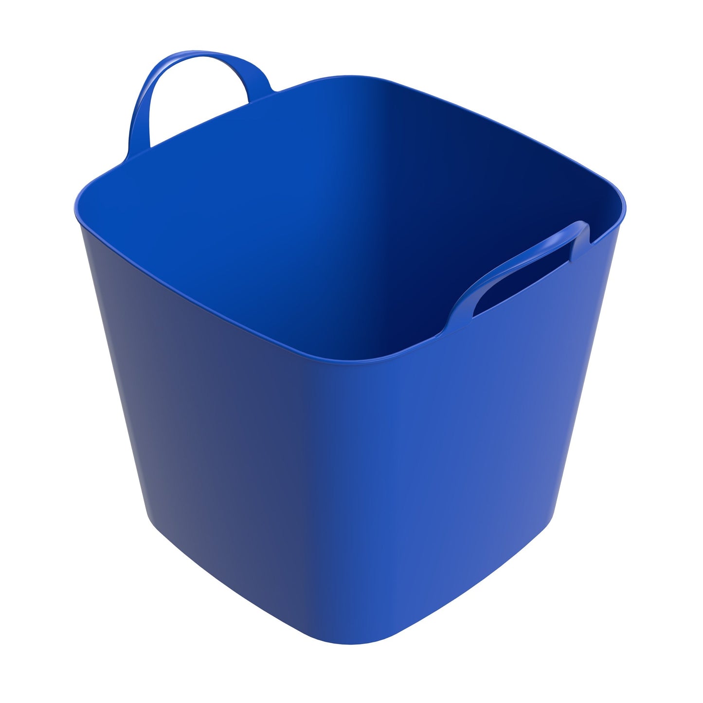 Life Story 26 Quart Flexi Tub, Versatile Storage Tote, Home Organizer, Blue