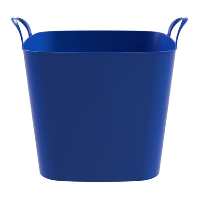 Life Story 26 Quart Flexi Tub, Versatile Storage Tote, Home Organizer, Blue