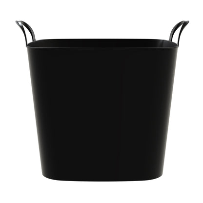 Life Story 26 Quart Flexi Tub, Versatile Storage Tote, Home Organizer, Black