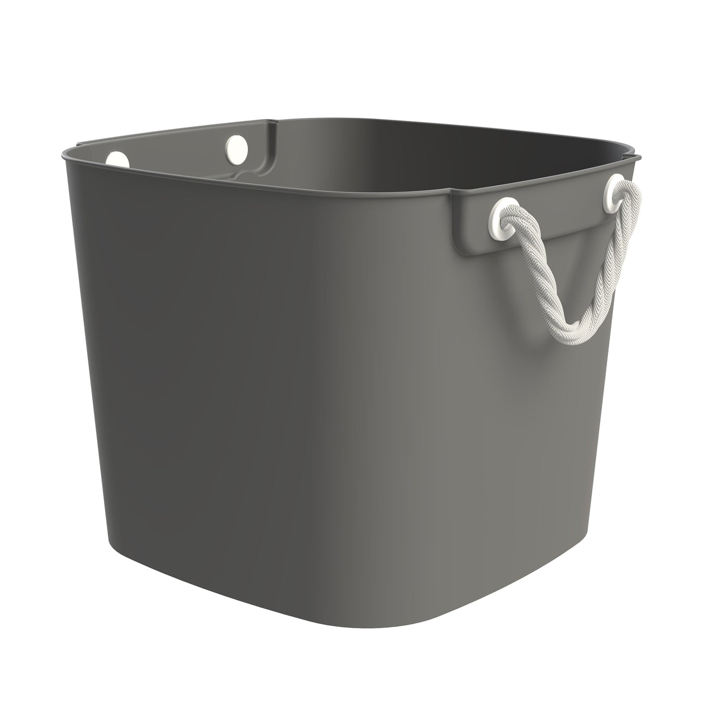 Life Story 42 Qt Flexi Tub, Versatile Storage Tote, Home Organizer, Gray, 4 Pack