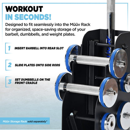 Stamina Products müüv Adjustable Barbell Set, 2in1 Dumbbell System for Home Gyms