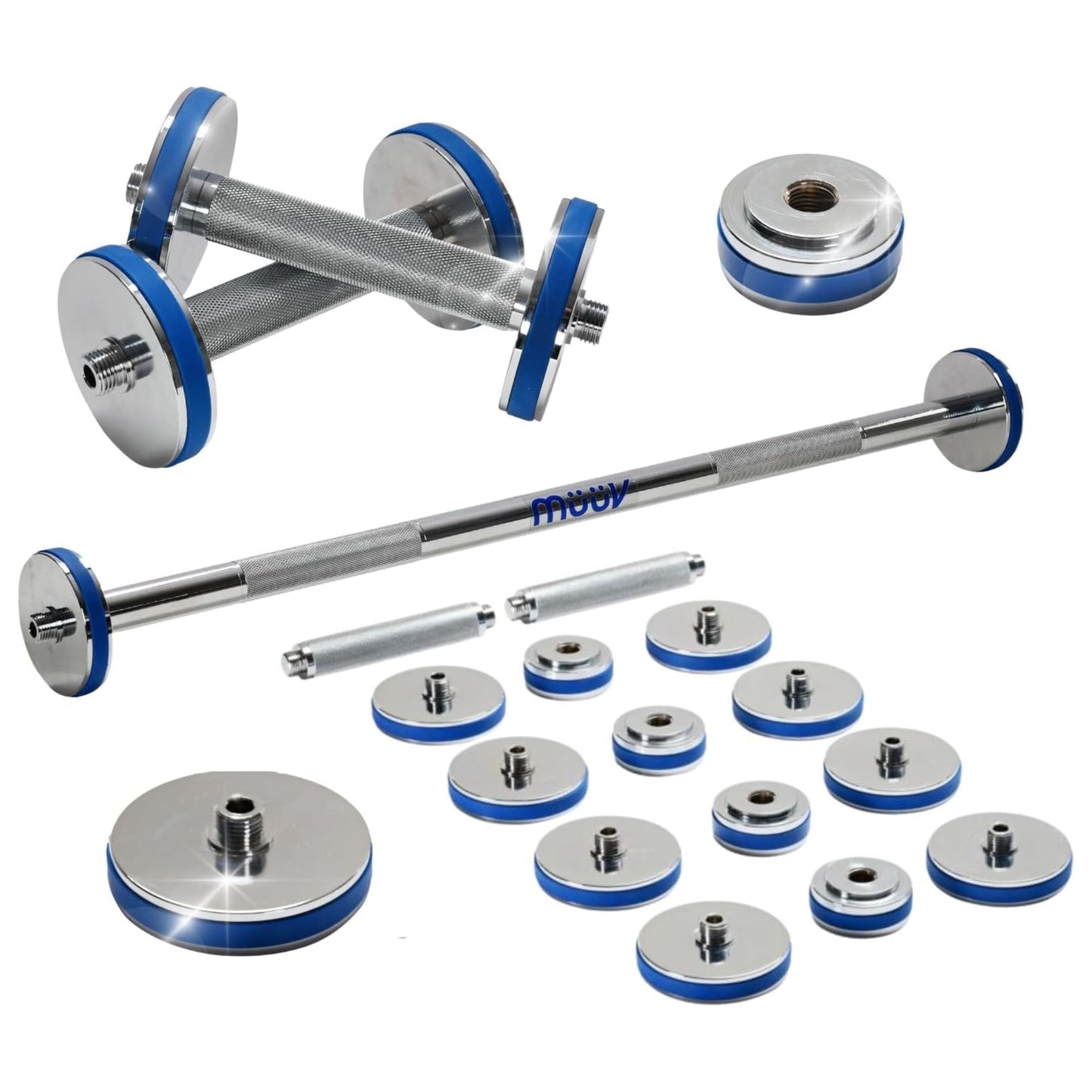Stamina Products müüv Adjustable Barbell Set, 2in1 Dumbbell System for Home Gyms