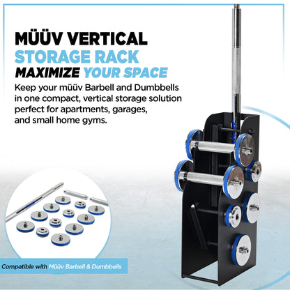 Stamina müüv Vertical Storage Rack for Barbell & Dumbbells, (Storage Rack Only)
