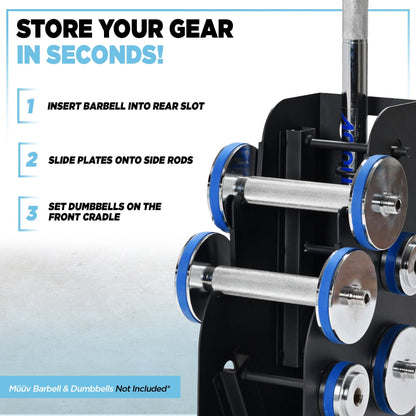 Stamina müüv Vertical Storage Rack for Barbell & Dumbbells, (Storage Rack Only)