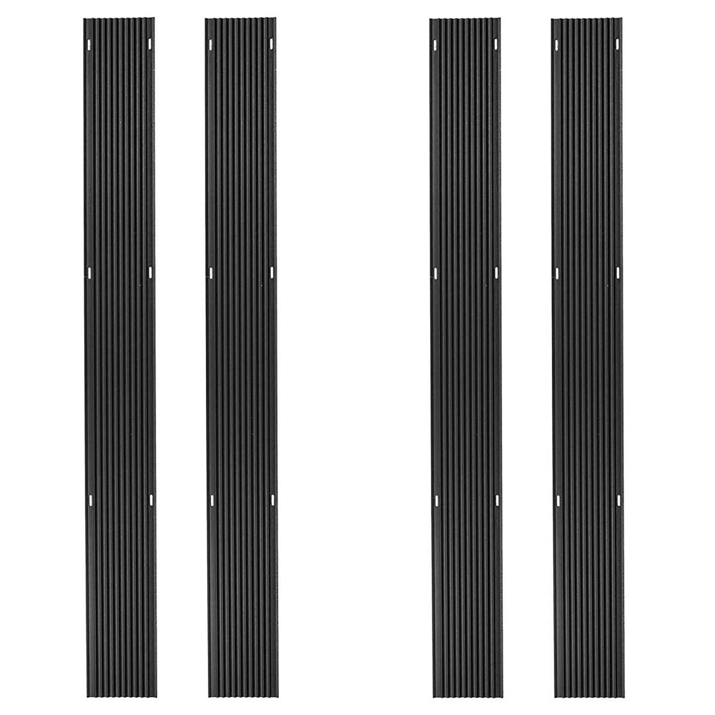 Black Ice 4 Pack 5-Foot Snowmobile Trailer Ski Guides for Friction-Free Loading - Find Fresh Goods