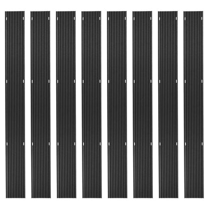 Black Ice 8 Pack 5-Foot Snowmobile Trailer Ski Guides for Friction-Free Loading - Find Fresh Goods