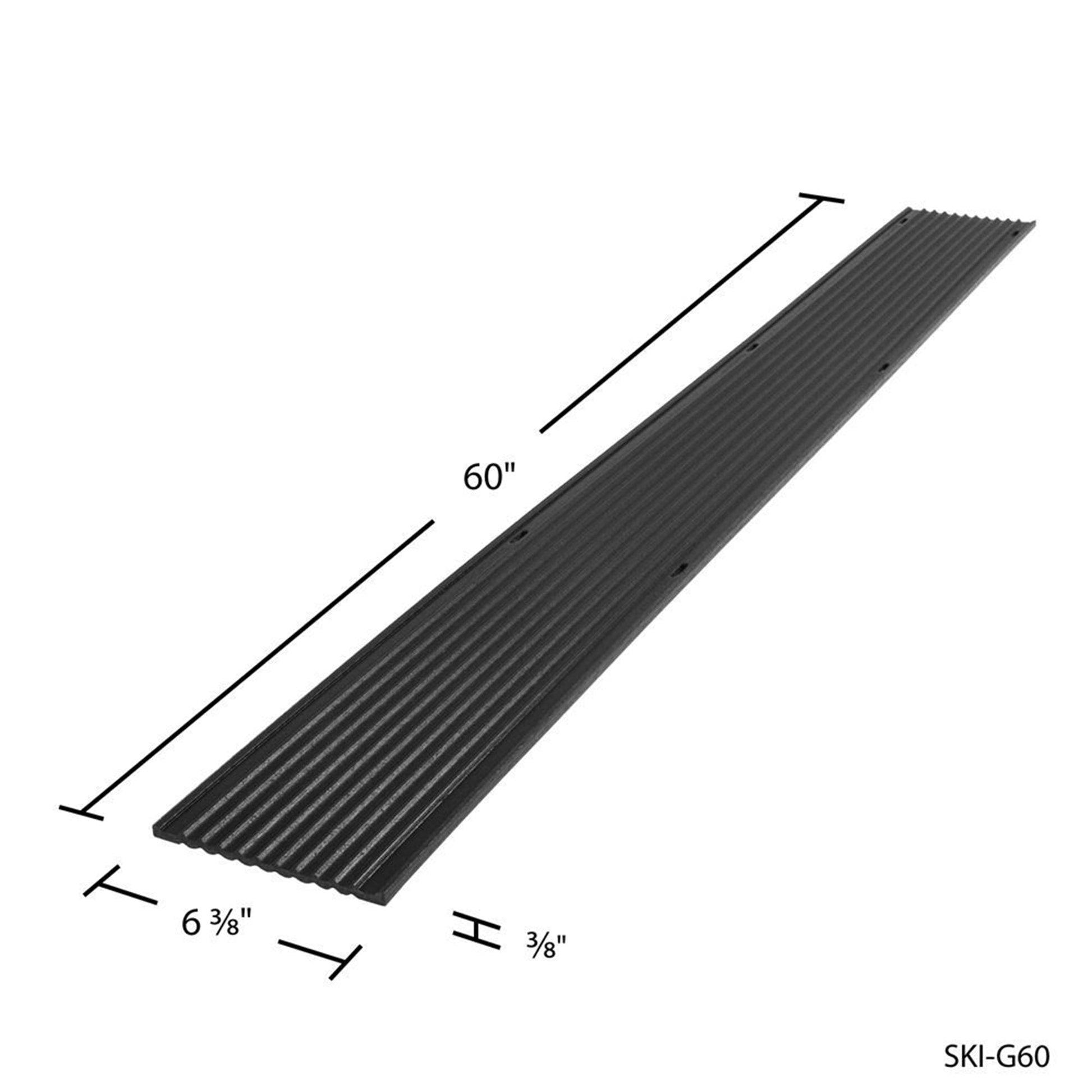 Black Ice 8 Pack 5-Foot Snowmobile Trailer Ski Guides for Friction-Free Loading - Find Fresh Goods