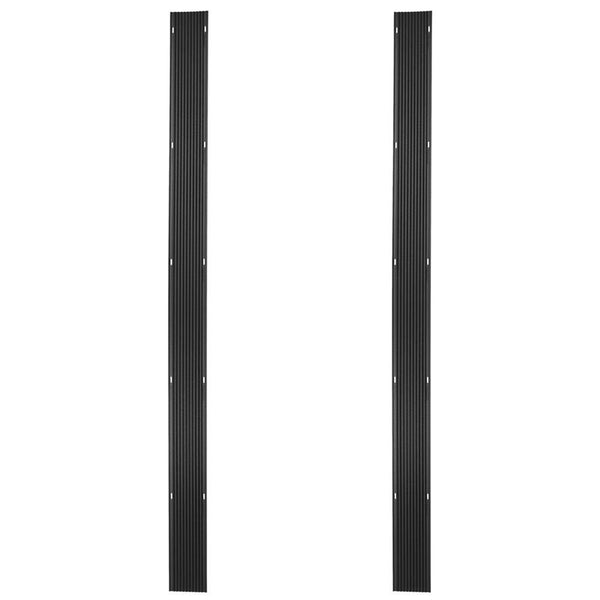 Black Ice 2 Pack 7' 10" Snowmobile Trailer Ski Guides for Friction-Free Loading