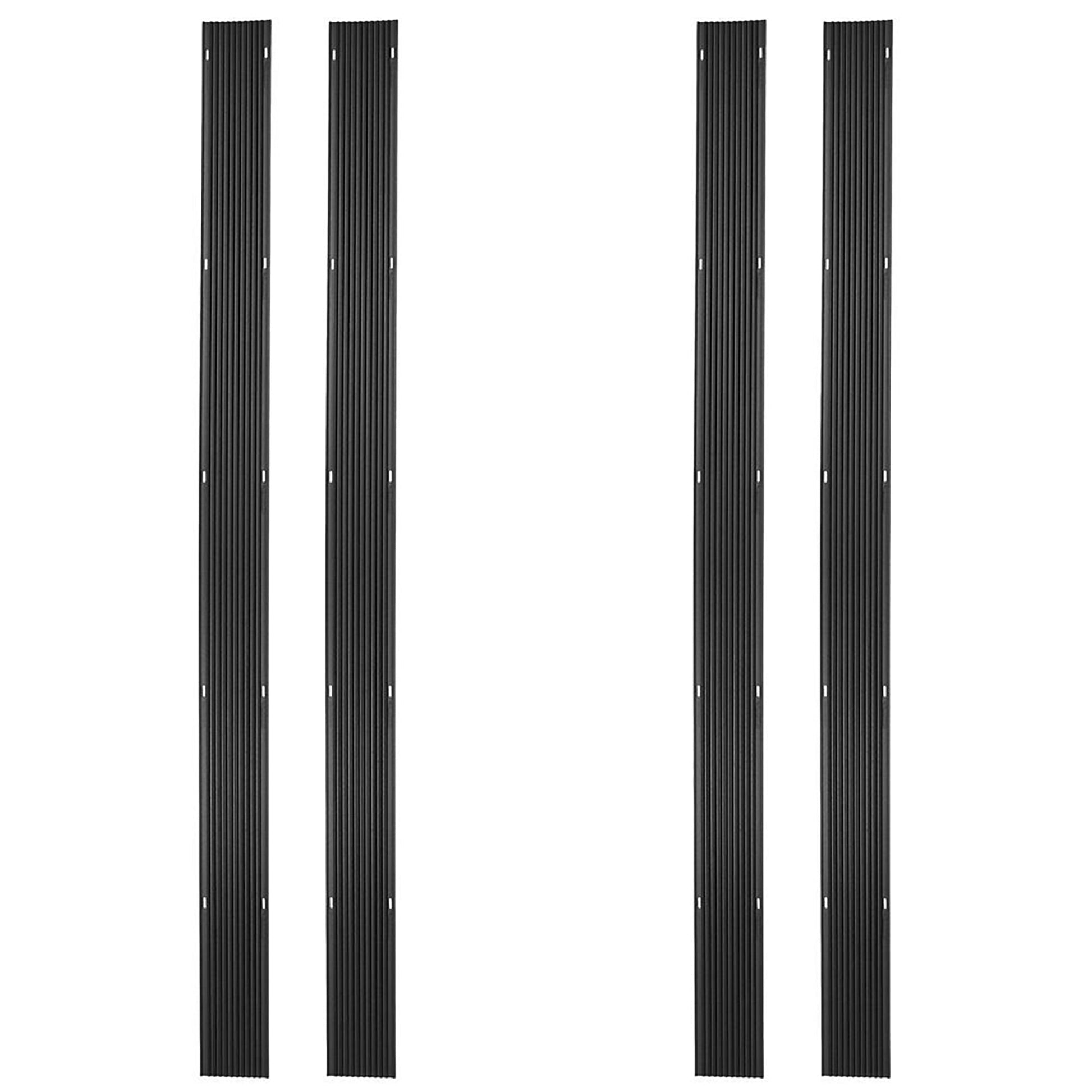 Black Ice 4 Pack 7' 10" Snowmobile Trailer Ski Guides for Friction-Free Loading - Find Fresh Goods