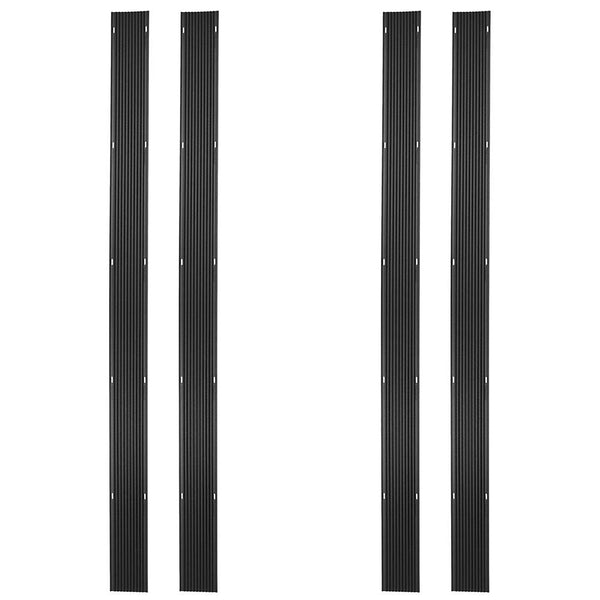Black Ice 4 Pack 7' 10" Snowmobile Trailer Ski Guides for Friction-Free Loading